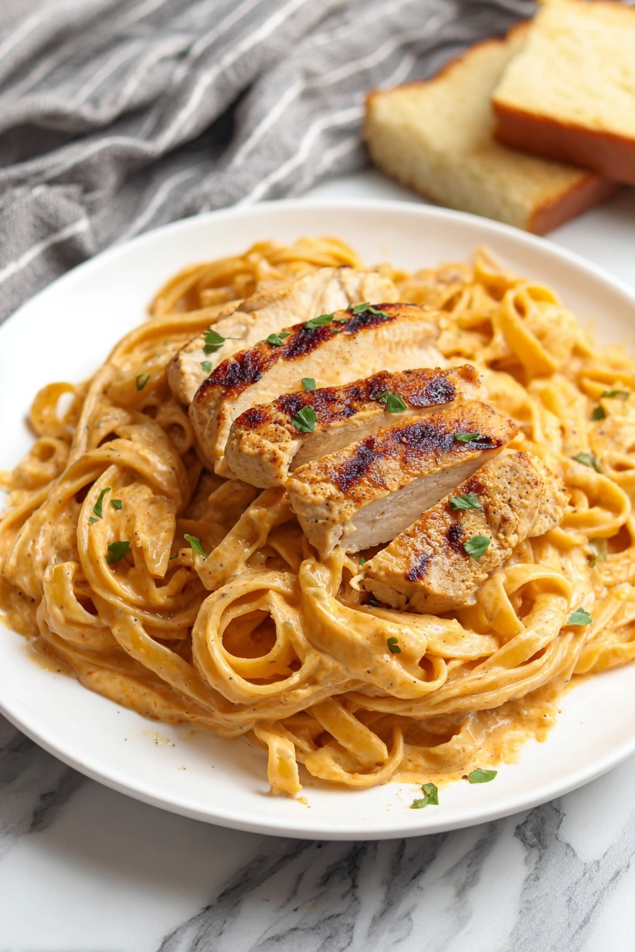 Cajun Chicken Pasta - Serving Suggestion