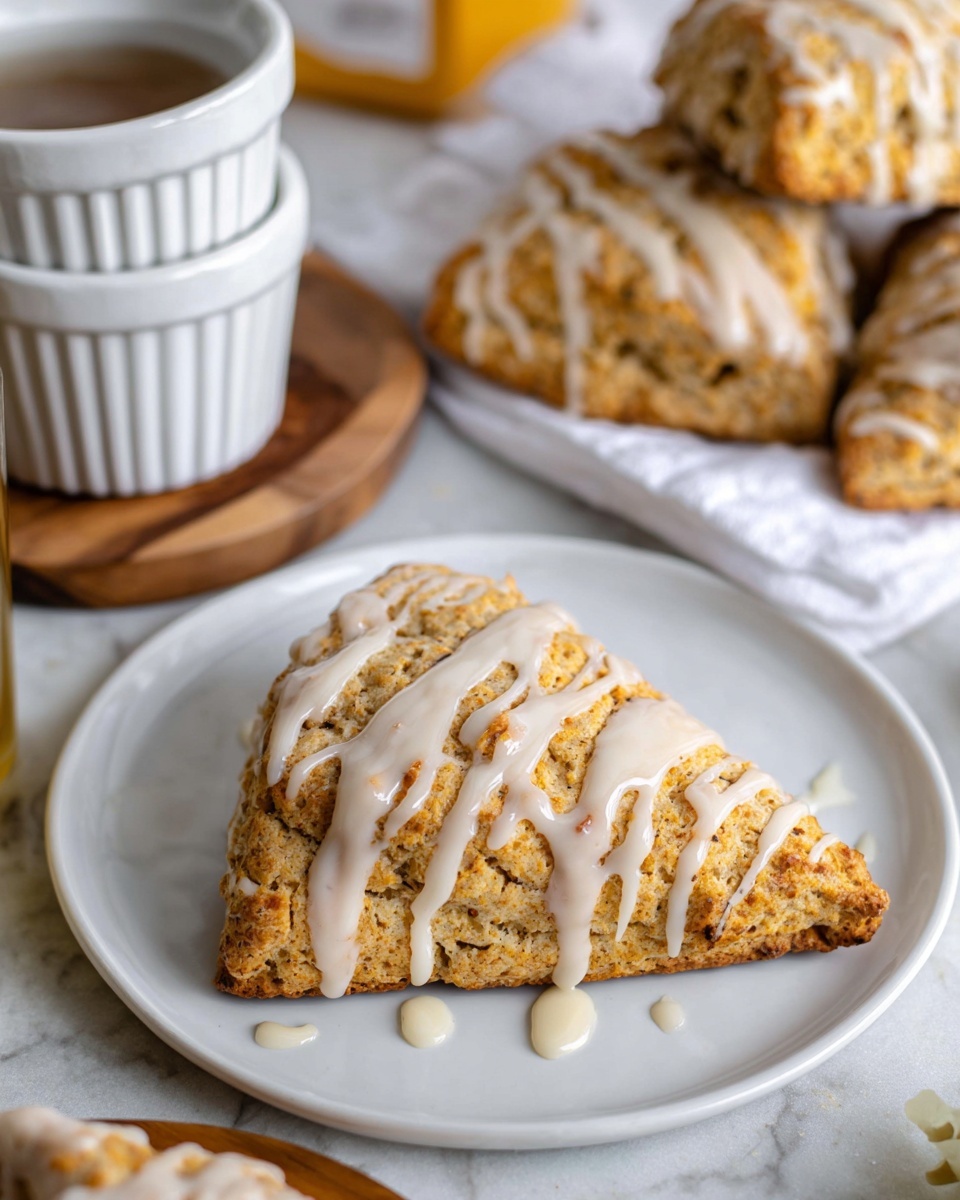 Vegan Pumpkin Scones - Serving Suggestion