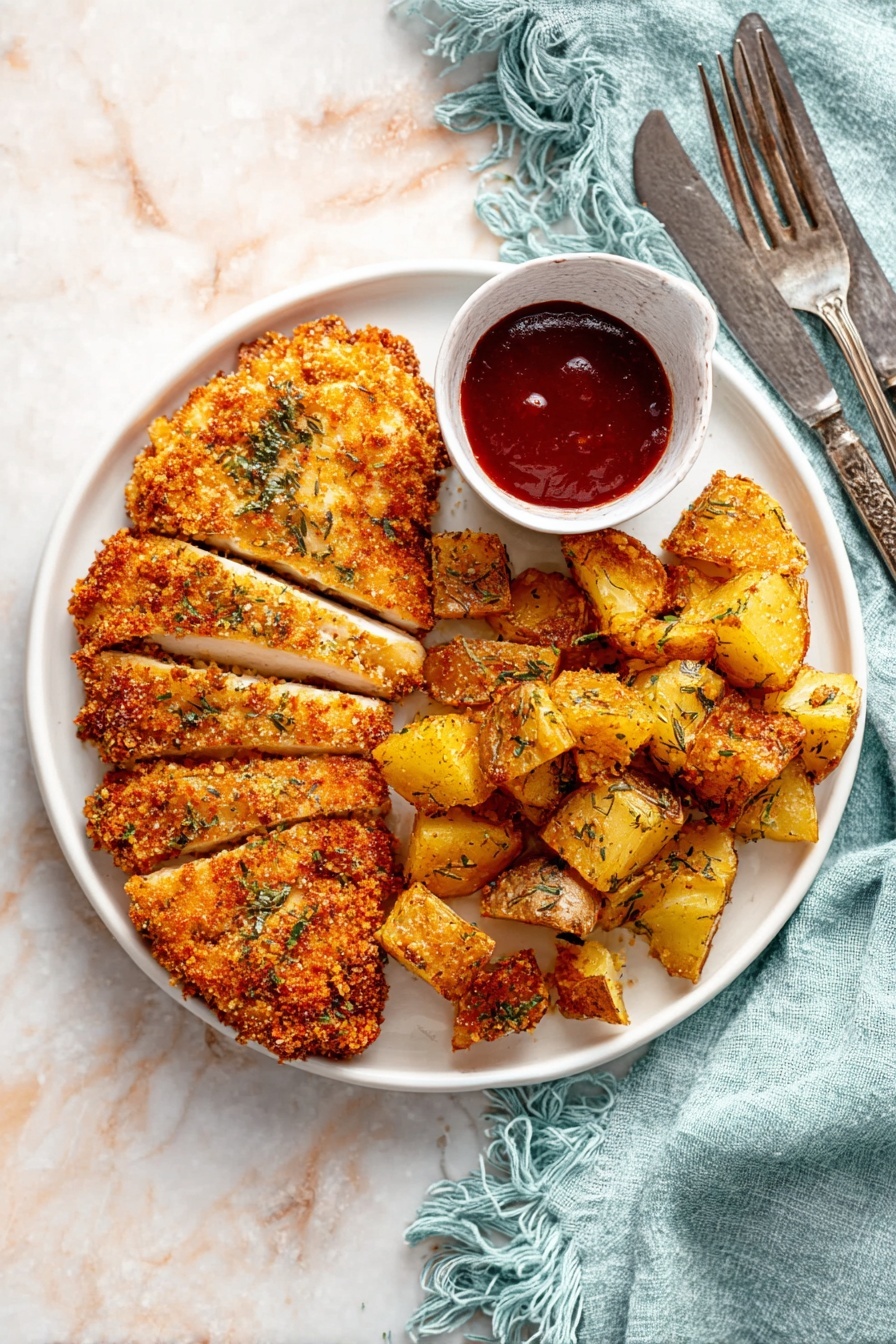 parmesan chicken breasts - Serving Suggestion