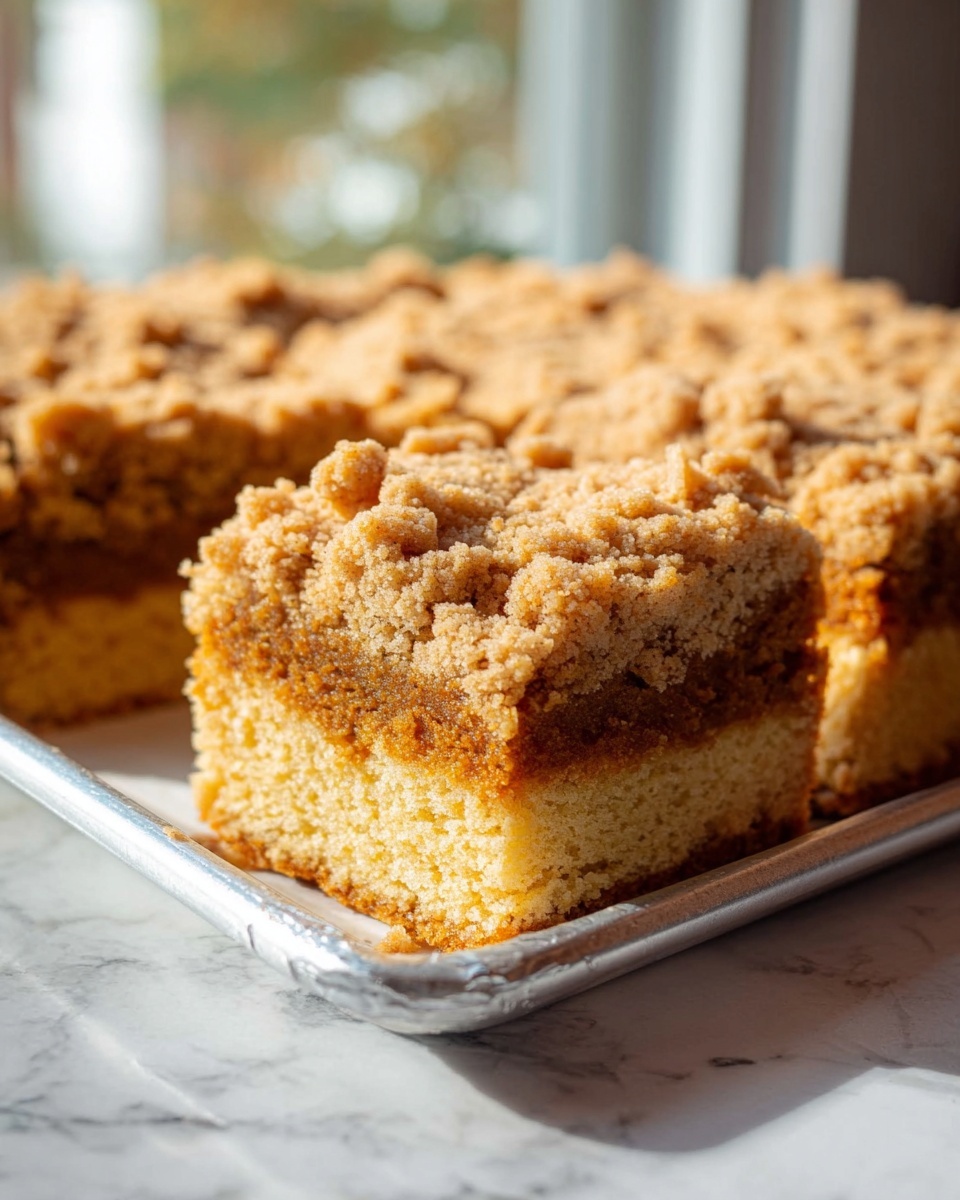 Pumpkin Coffee Cake - Serving Suggestion