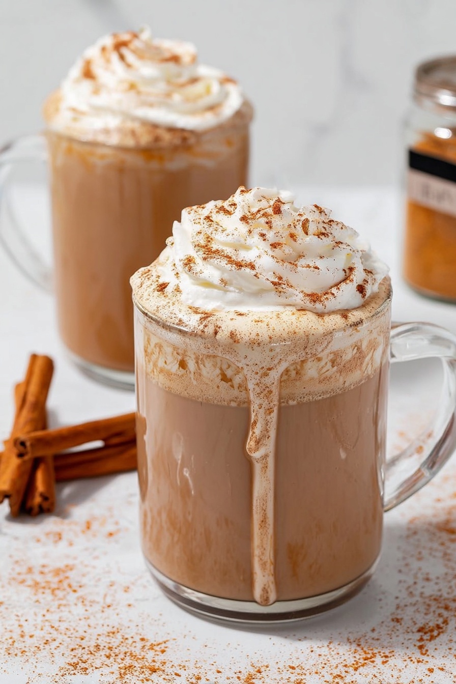 Pumpkin Spice Latte - Serving Suggestion