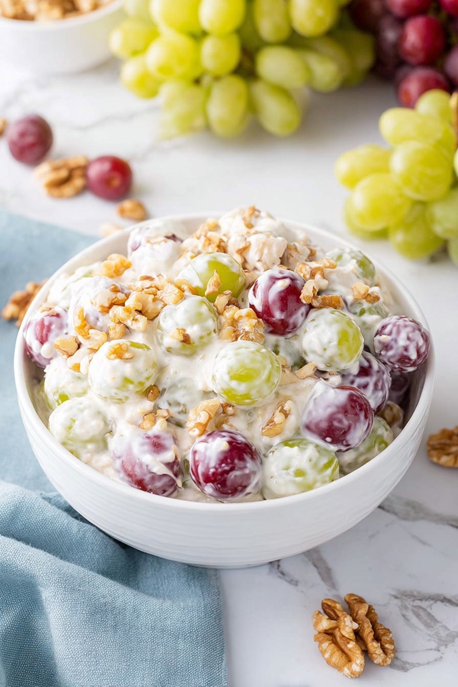 creamy grape salad - Serving Suggestion