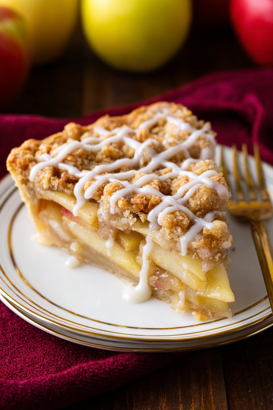Apple Slab Pie - Serving Suggestion