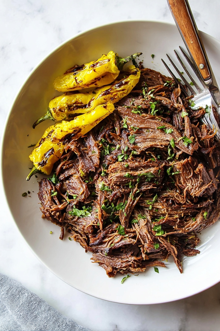 Mississippi Pot Roast - Serving Suggestion