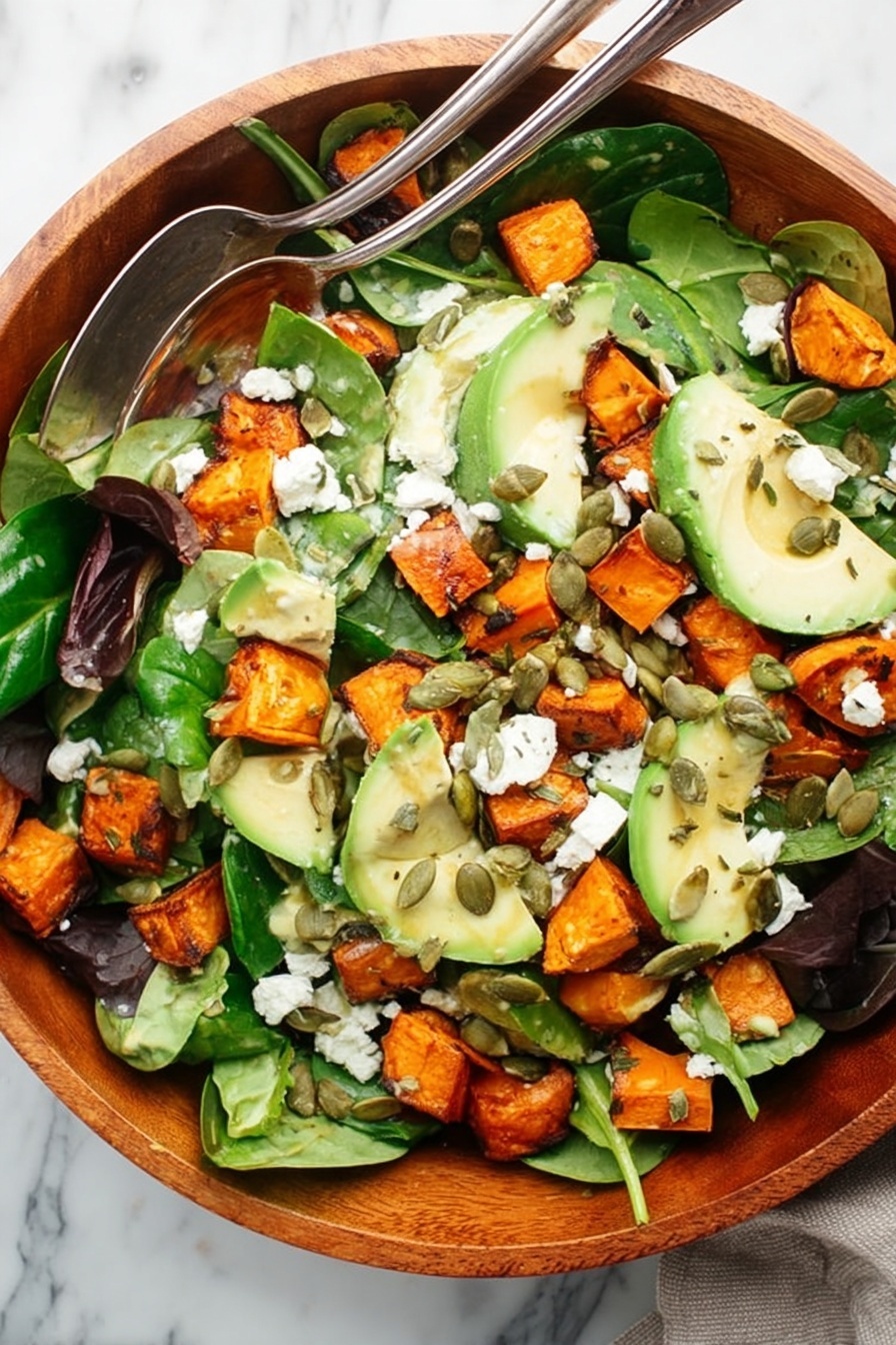 Sweet Potato Salad - Serving Suggestion
