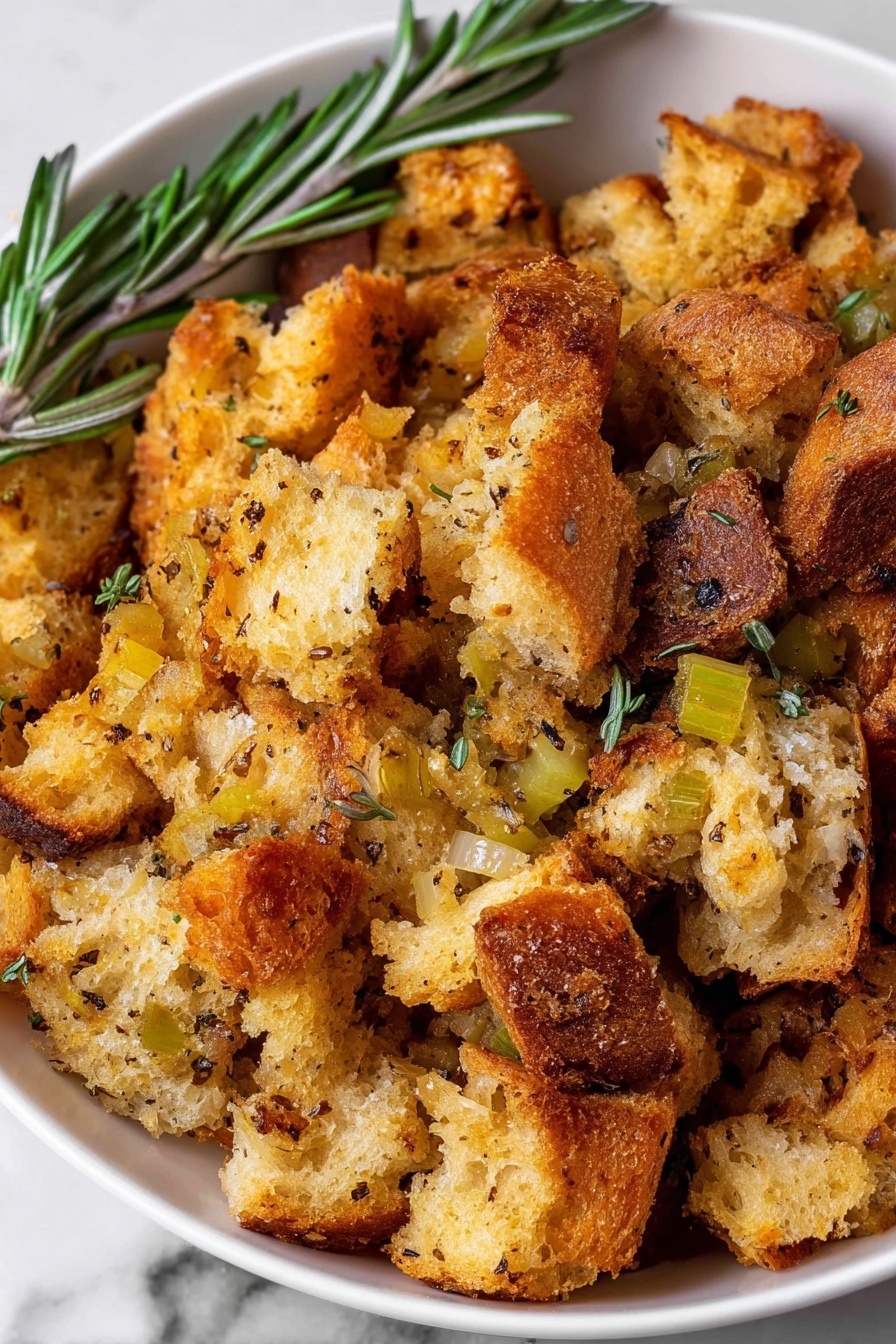 herb butter stuffing - Serving Suggestion