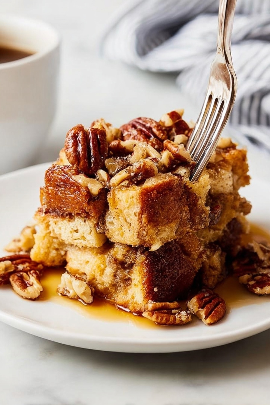 French toast casserole - Serving Suggestion