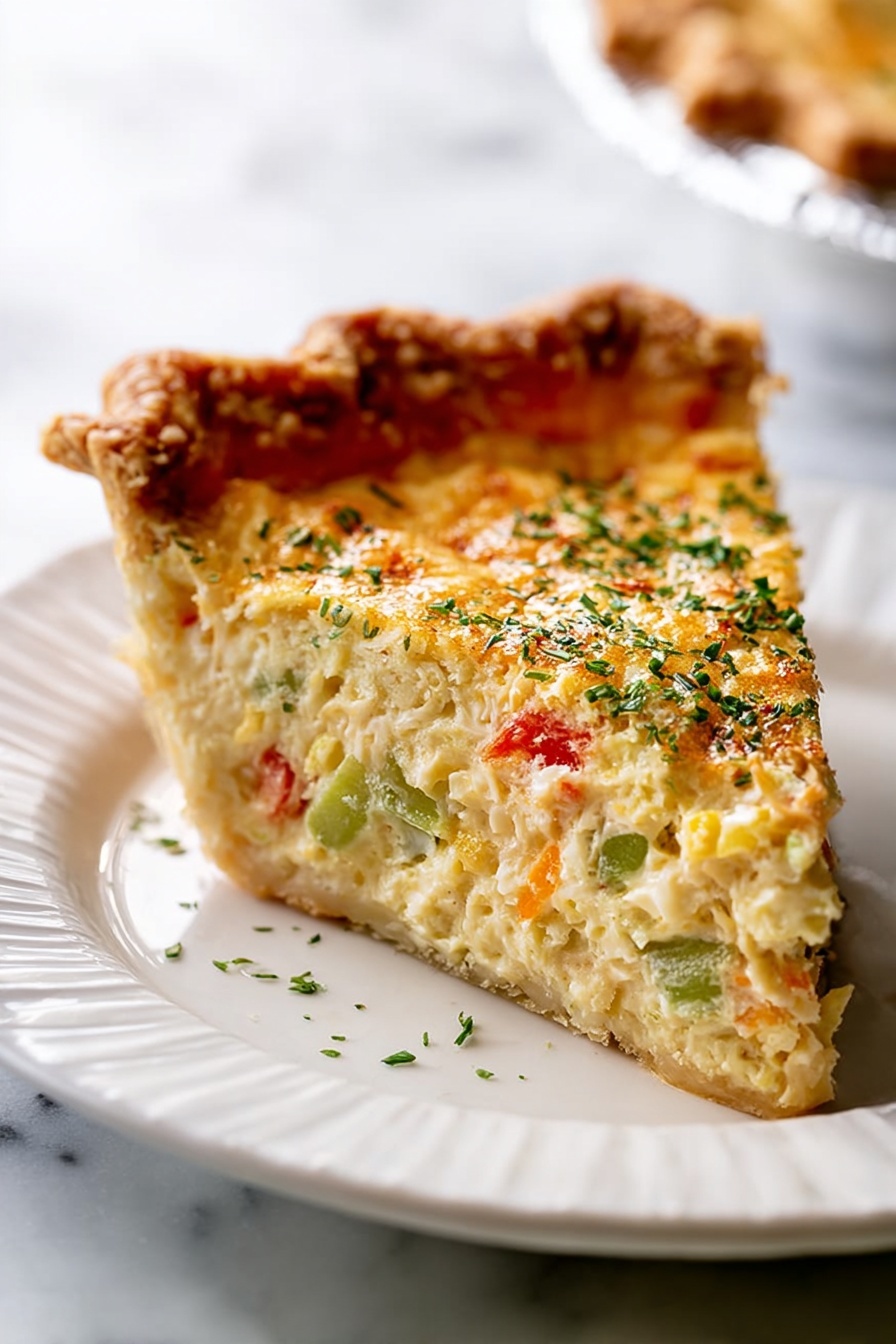 ham and cheese quiche - Serving Suggestion