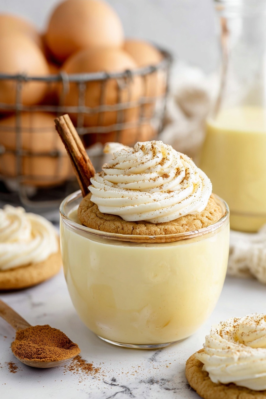 Eggnog Cookies - Serving Suggestion