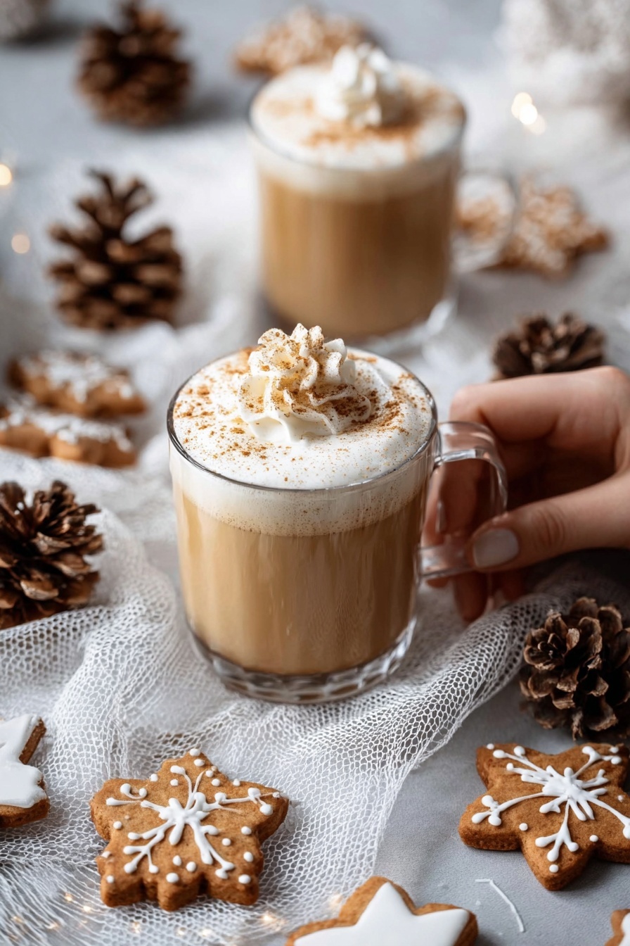 gingerbread latte - Serving Suggestion