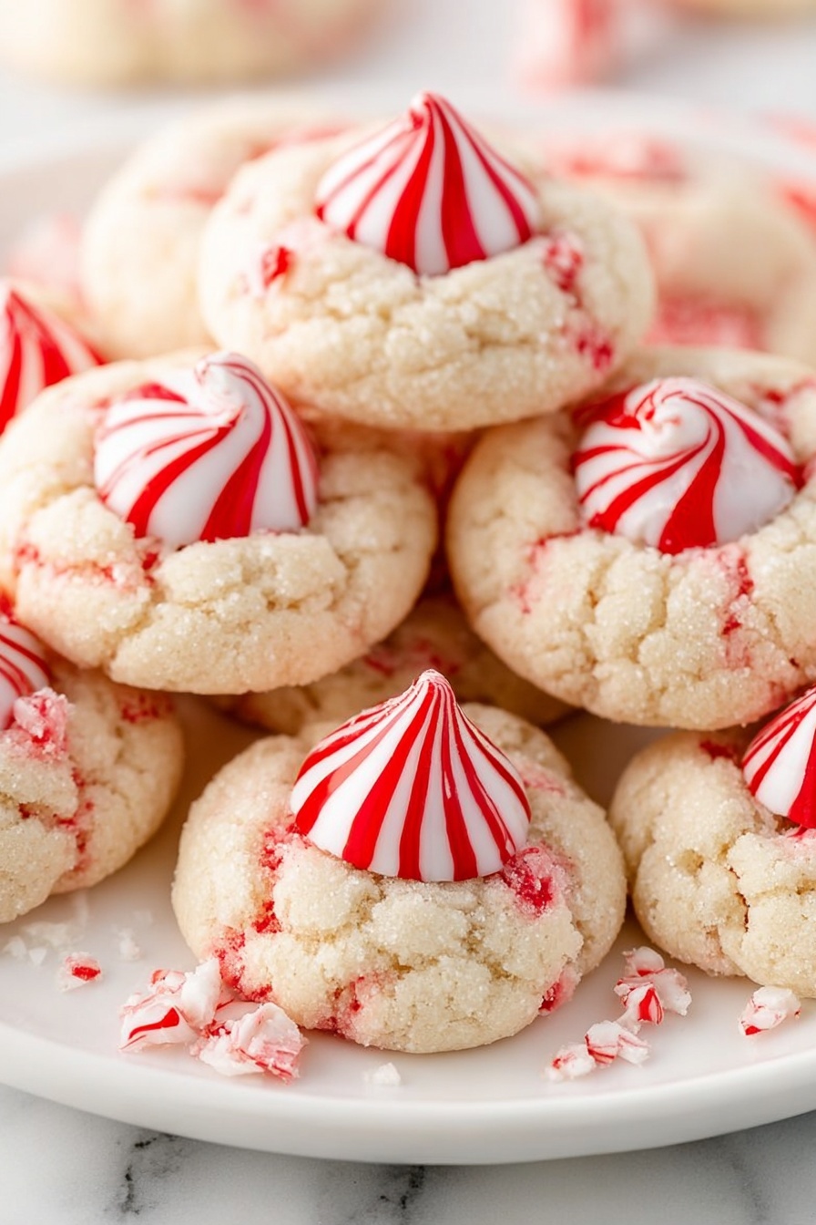 Candy Cane Cookies - Serving Suggestion