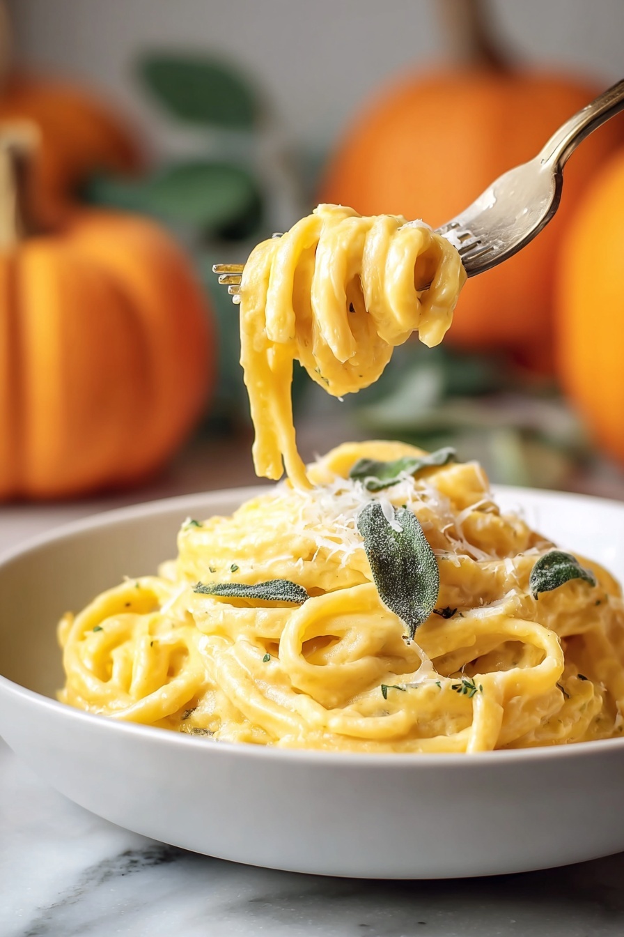 Butternut Squash Alfredo - Serving Suggestion