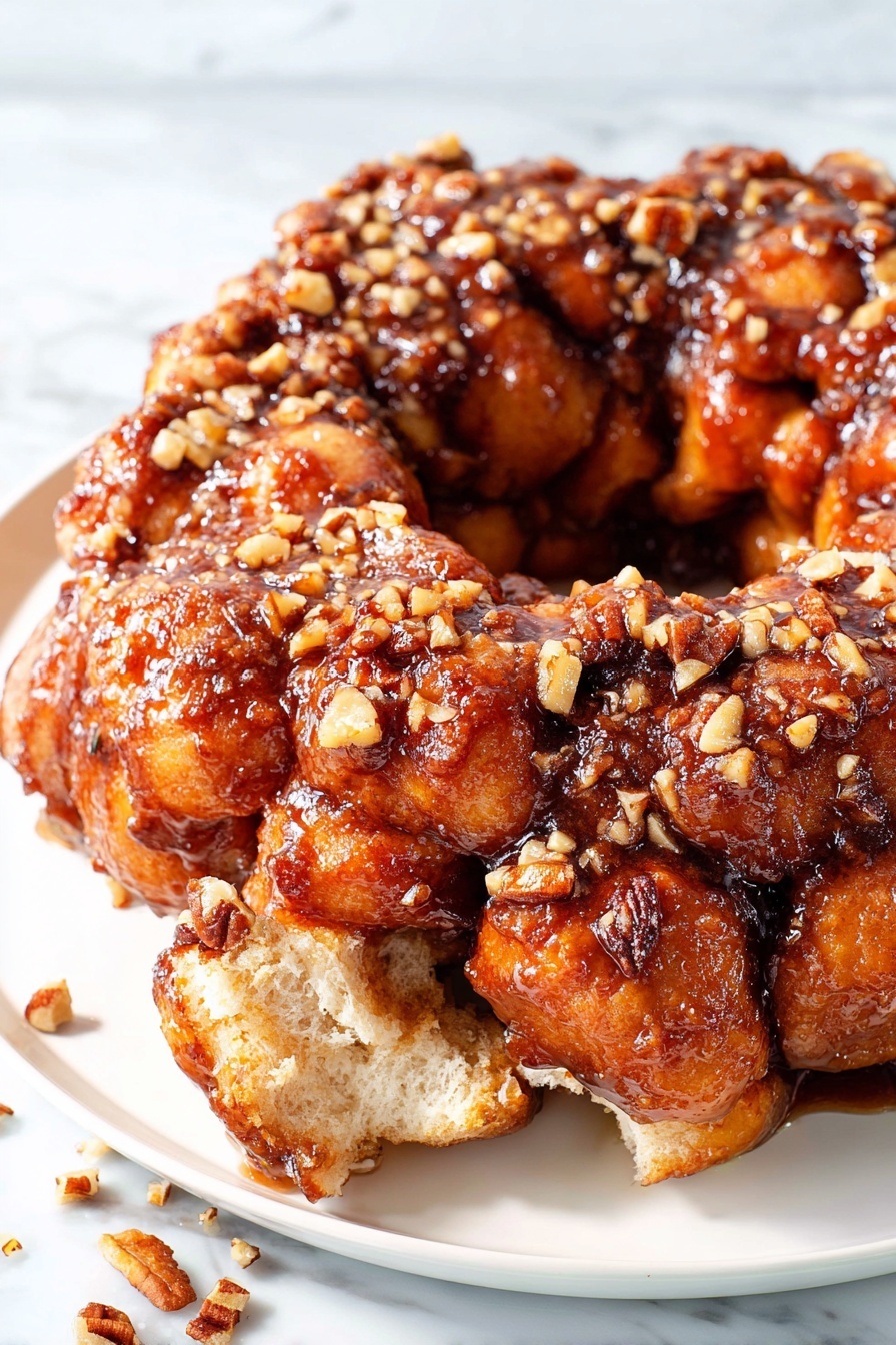 cinnamon sugar monkey bread - Serving Suggestion