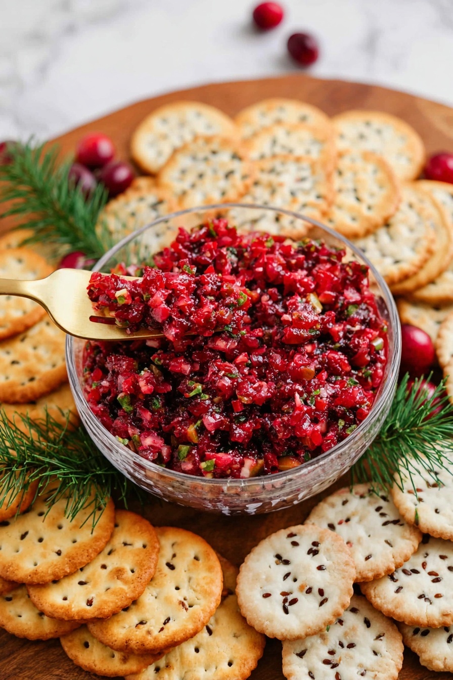 cranberry salsa - Serving Suggestion
