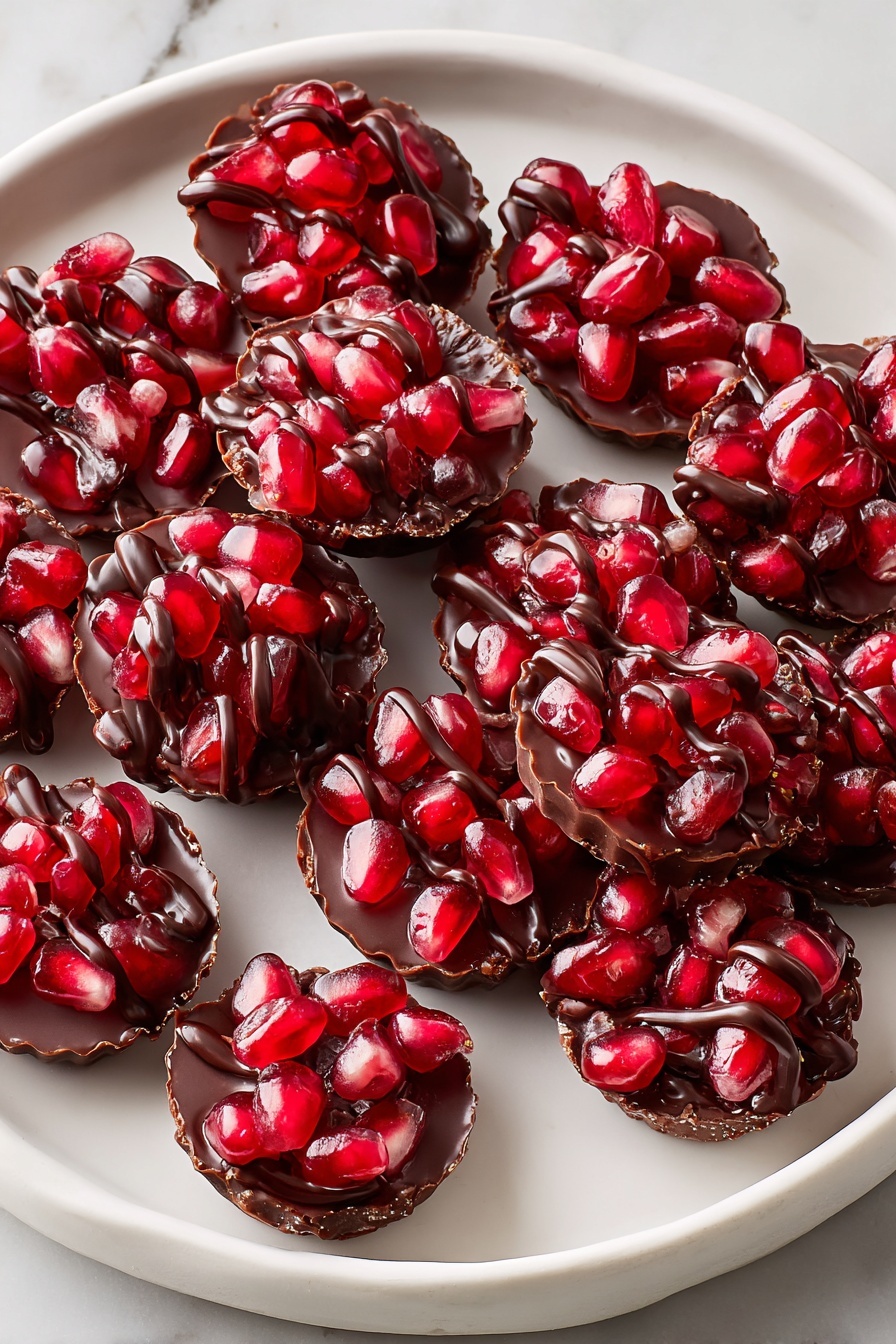 Chocolate Pomegranate - Serving Suggestion