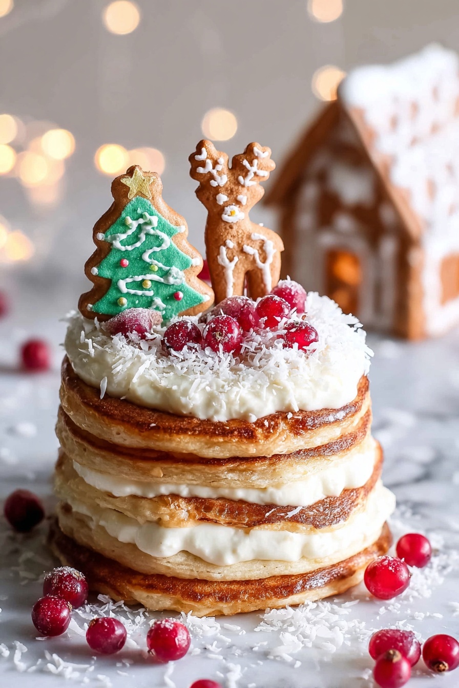 gingerbread pancakes - Serving Suggestion
