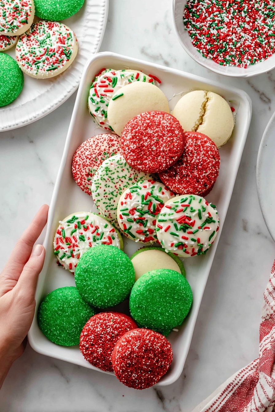 Festive Christmas Cookies - Serving Suggestion