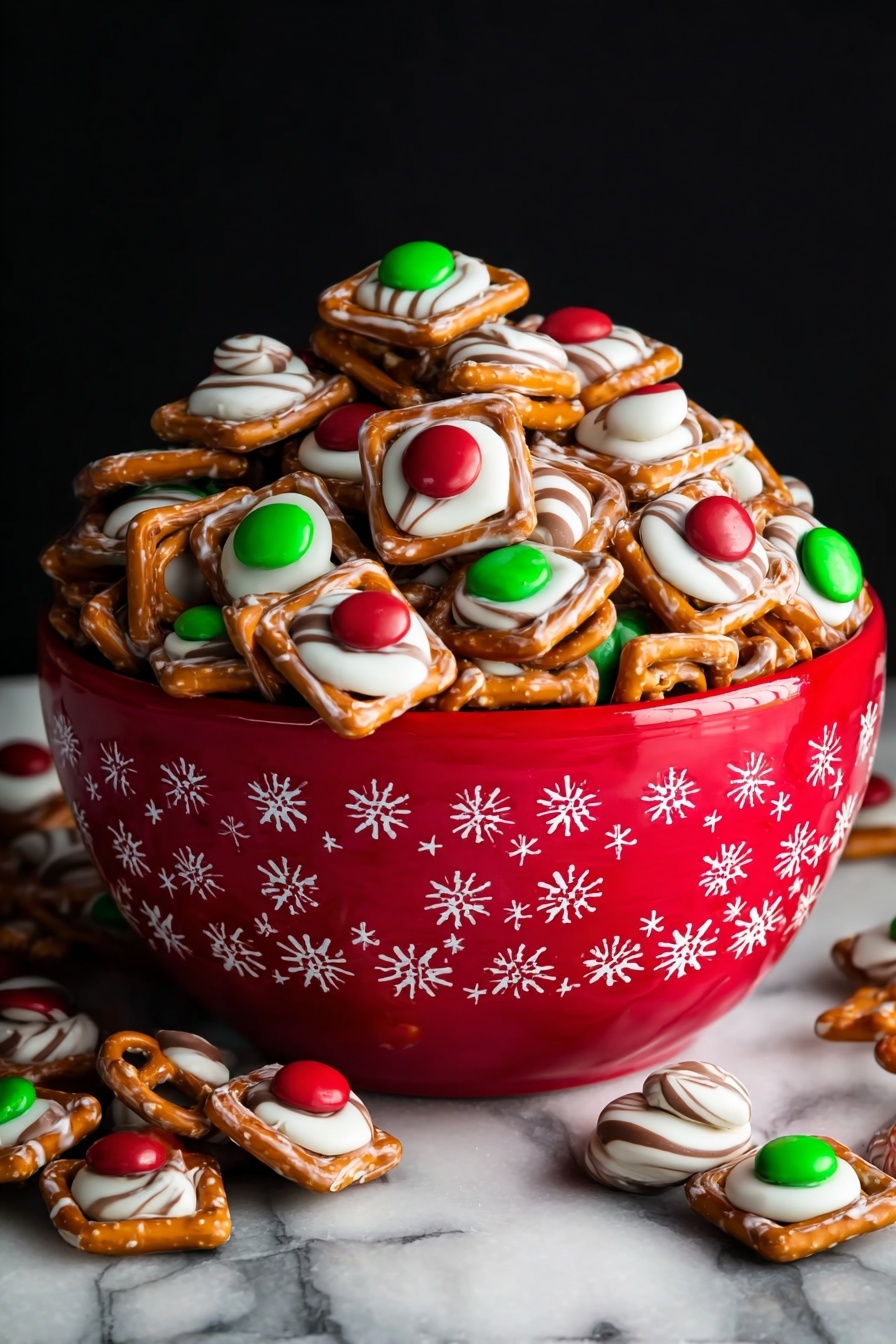 Pretzel M&M Cookies - Serving Suggestion