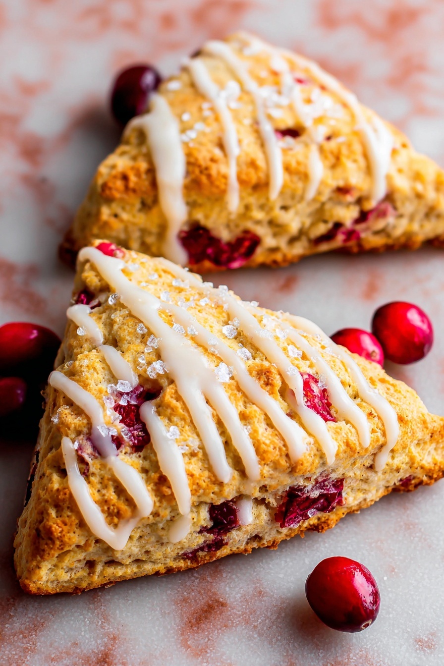 cranberry orange scones - Serving Suggestion