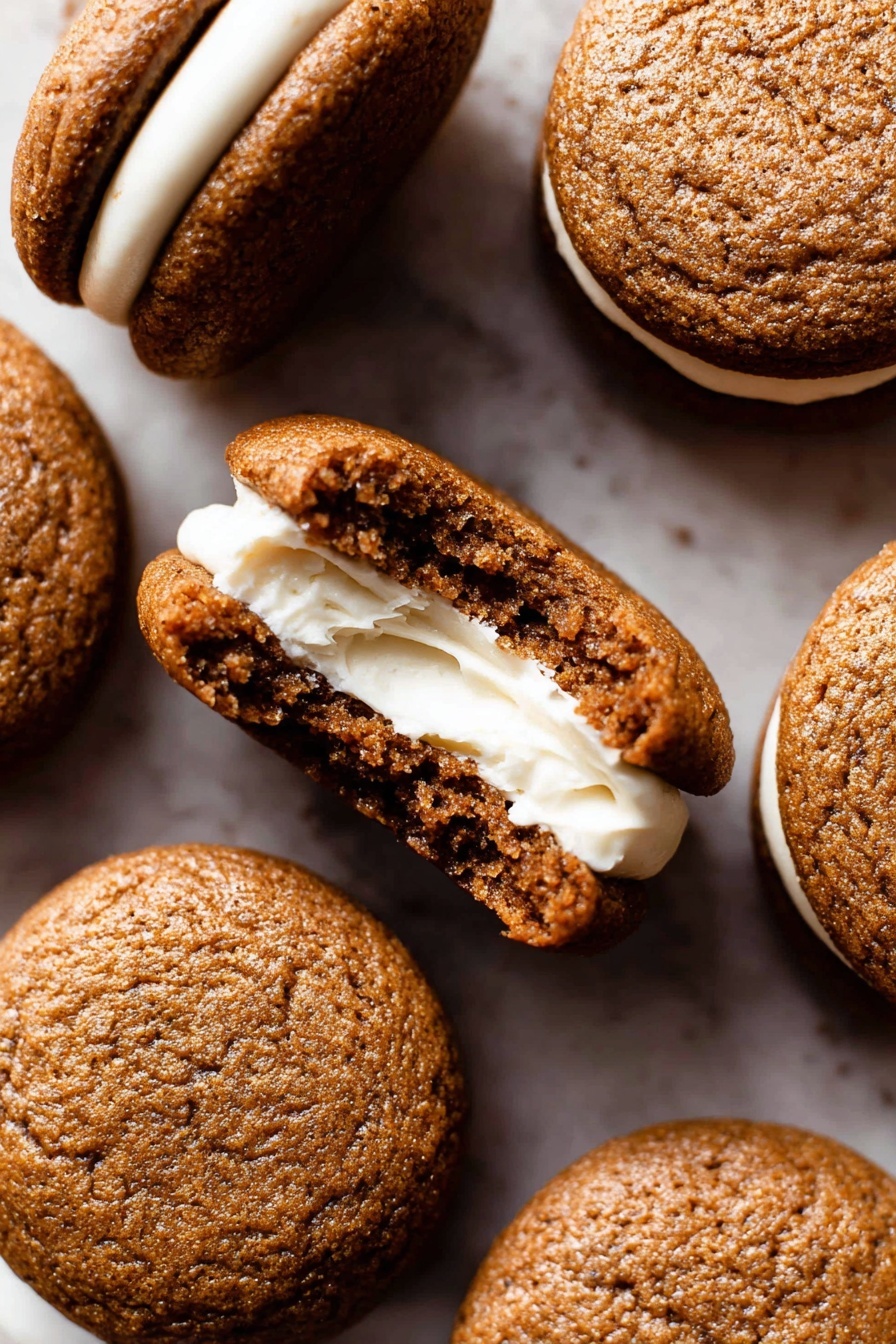 gingerbread whoopie pies - Serving Suggestion