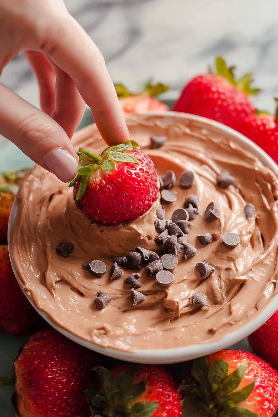 A clear glass bowl shows three layers inside: the bottom layer is smooth and dark brown chocolate cream, the left side on top has a large fluffy white whipped cream layer, and the right side is covered with many small, dark brown chocolate chips. The bowl sits on a wooden surface with a rustic look. photo taken with an iphone --ar 2:3 --v 7